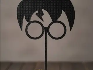 Cake Topper Harry Potter Head
