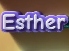 Nume personalizat pentru creion ESTHER