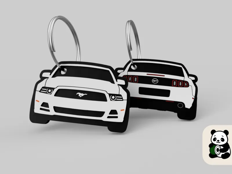 inspiré de la Ford Mustang (gén. 5) - porte-clés