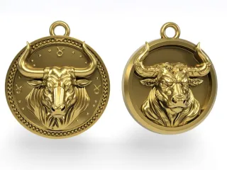 Taurus pendants