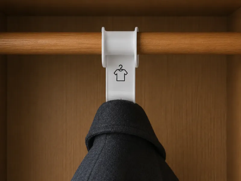 Simple Closet Hanger Hook | Percha simple para ropero