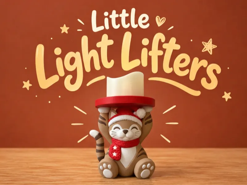 Cat Christmas Little Light Lifters