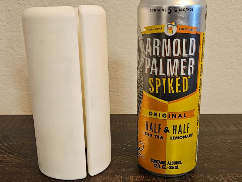 Can Coozie: White Clay style cans