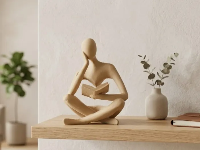 Minimalist Reading Sculpture