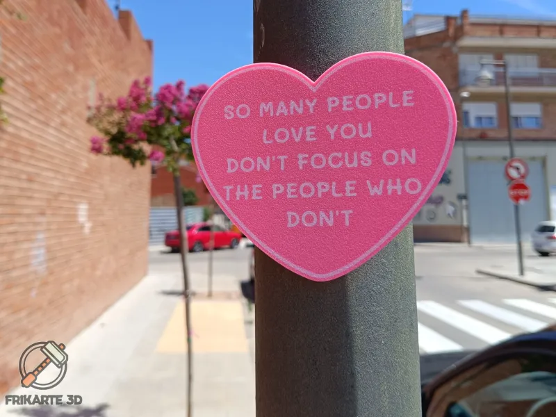 Heartfelt Reminder Sign