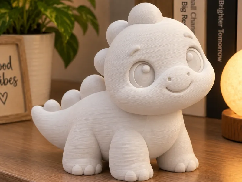 Chibi Baby Dinosaur Figure