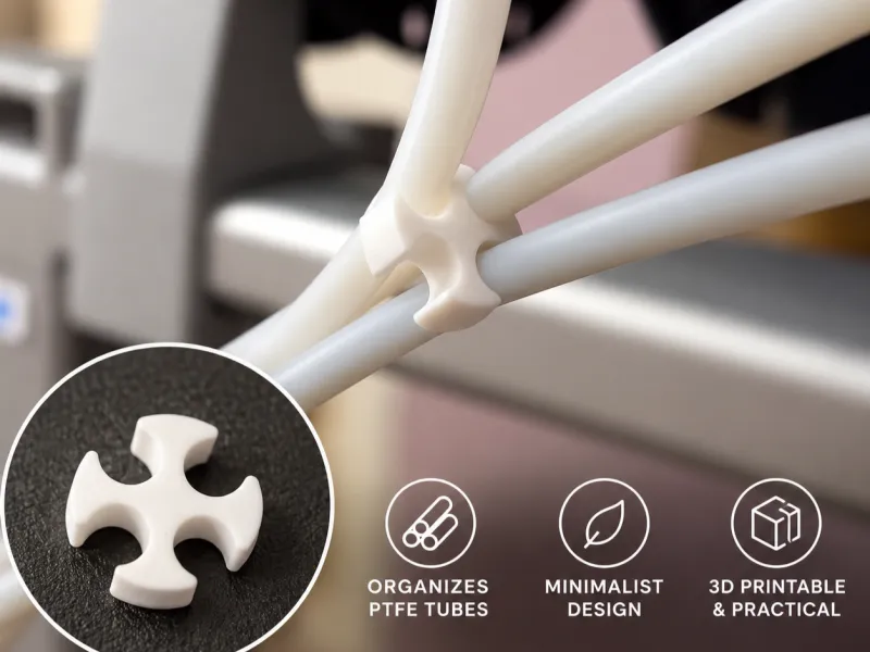 Minimalist PTFE Tube Organizer Clip – AMS / CMS / ACE Pro