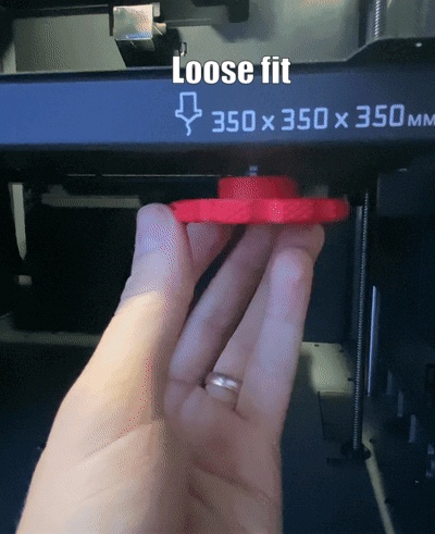 K2 Plus bed level adjustment knob-0