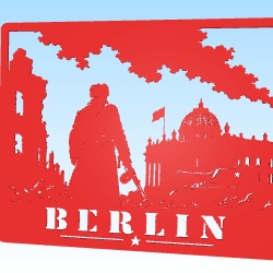 Wallart Berlin Tribute to red army