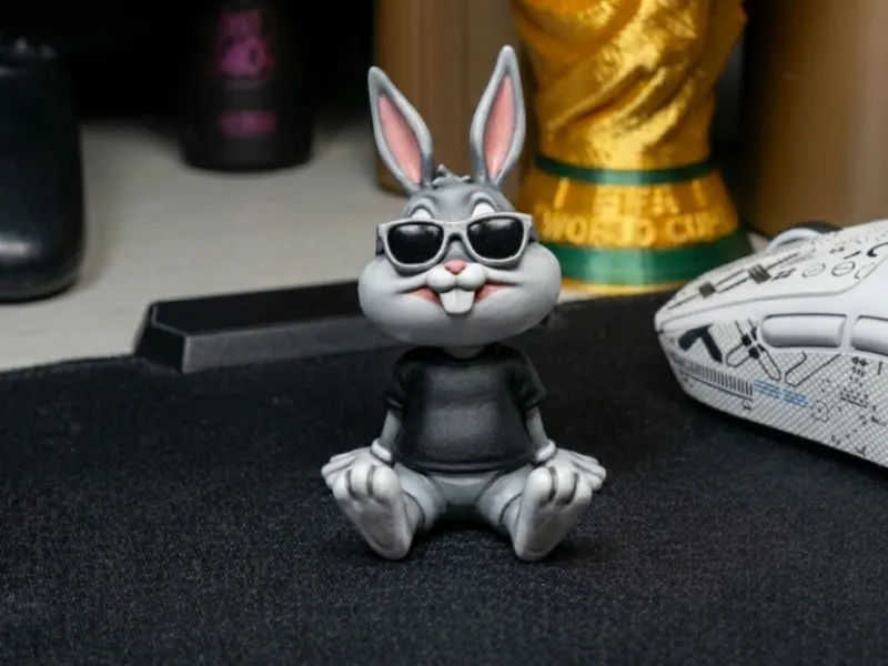 Bugs Bunny "Streetwear Style" Figurine | Fully Painted & Tex