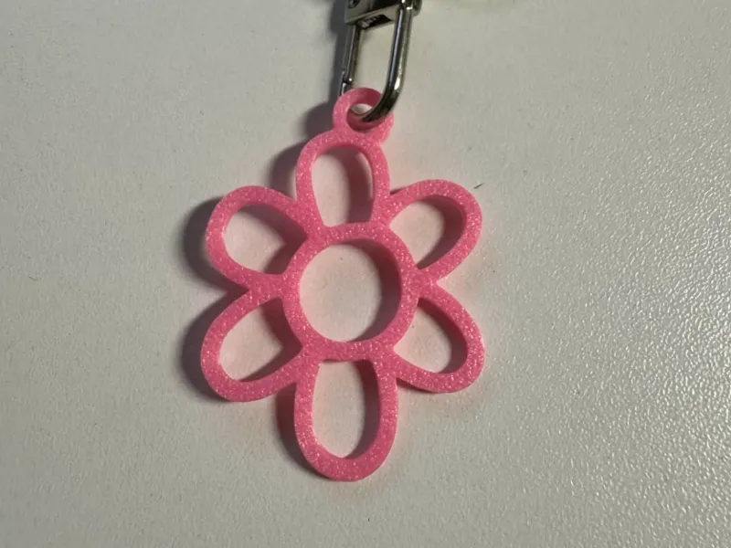 Llavero de Pétalos Florecientes