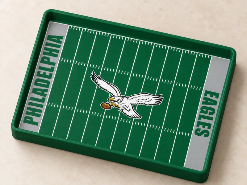 Bandeja EDC 2.0 de Dia de Jogo de Futebol Retrô - Philadelphia Eagles