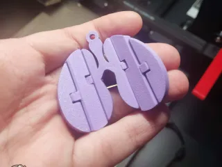 Flexi Lungs Keychain