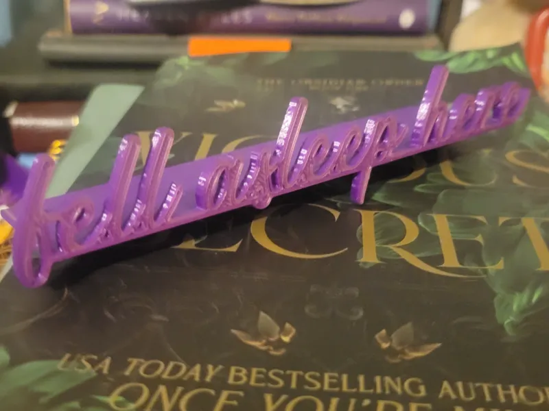 Fell Asleep Here Bookmark