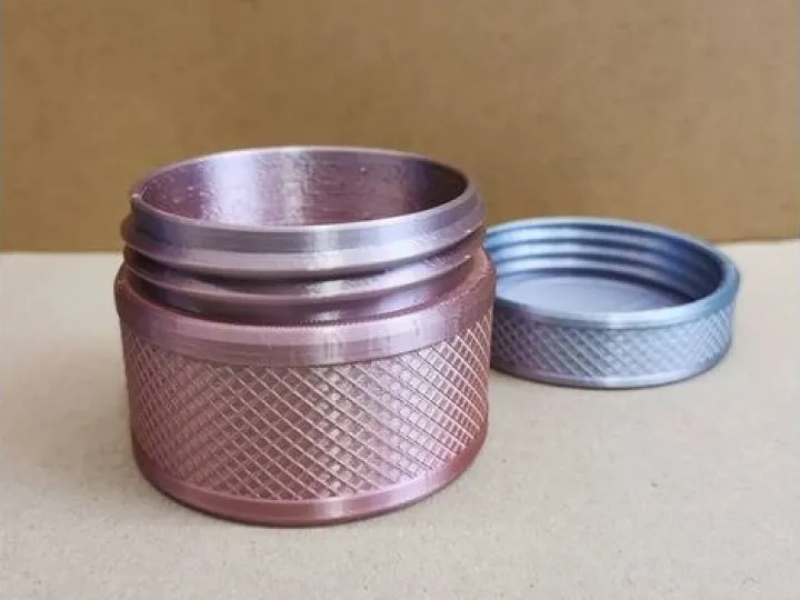 Threaded Container #1 | Secure Screw-Top Storage Jar