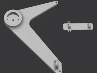 Upgraded side spoolholder for the K1C with filament guide