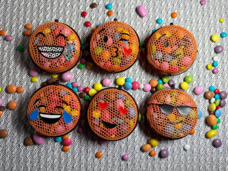 Thermoformed Emoji Candy Box & Christmas Ornament