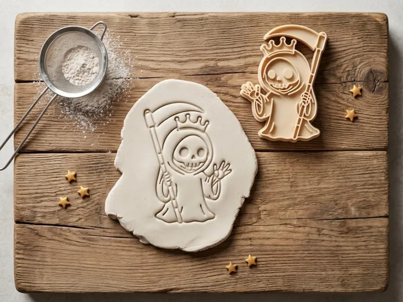 Cute Grim Reaper Cookie Cutter / Hallowenn cutter