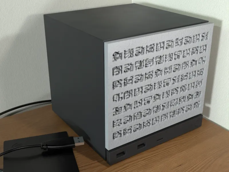 Poneglyph One Piece Steam Machine Faceplate
