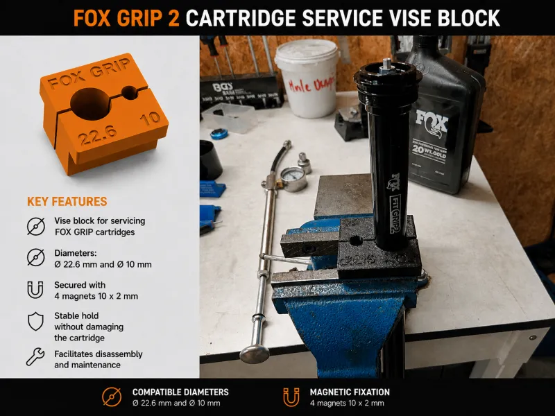 Fox Grip 2 cartridge vise jaws