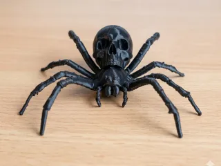 The most realistic skull spider