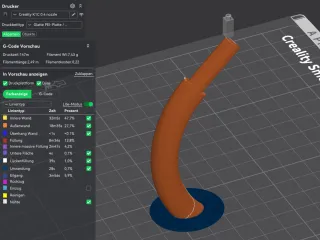 Guide tube for Creality Space Pi filament dryer