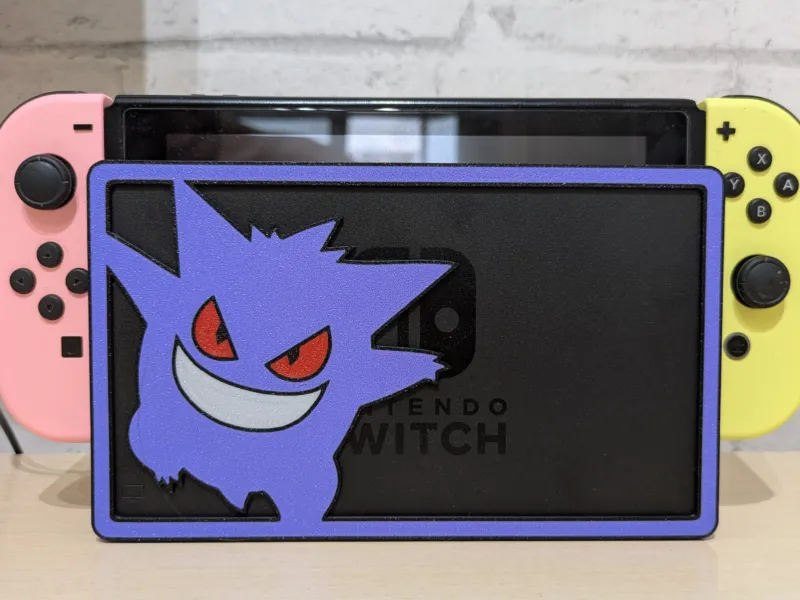 Gengar Switch Dock Cover