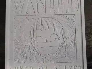 LUFFY WANTED POSTER - ONE PIECE