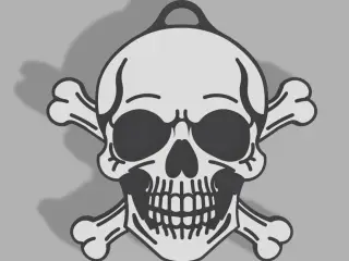 Skull Keychain