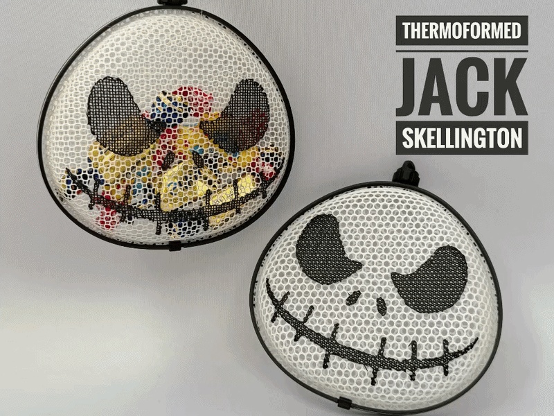 Jack Skellington termoformato - contenitore per dolcetti