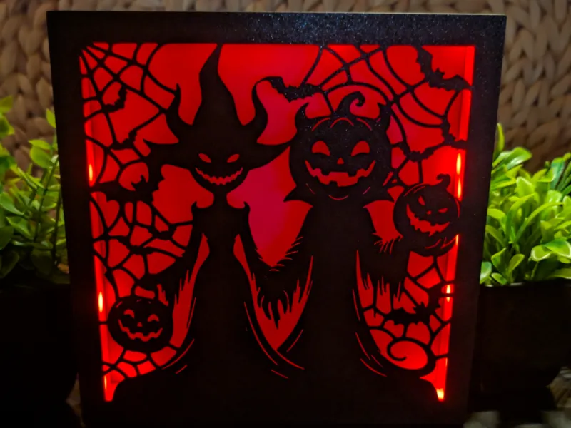 Spooky Halloween Characters - Modular Lightbox Insert  Panel