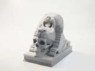 Cleopatra Skull Egyptian Sculpture 3D Printable