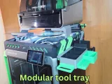 Modular tool tray for K2 D3P riser LITE-0