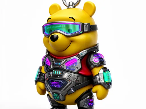 Winnie the Pooh Cyberpunk Ring Figure