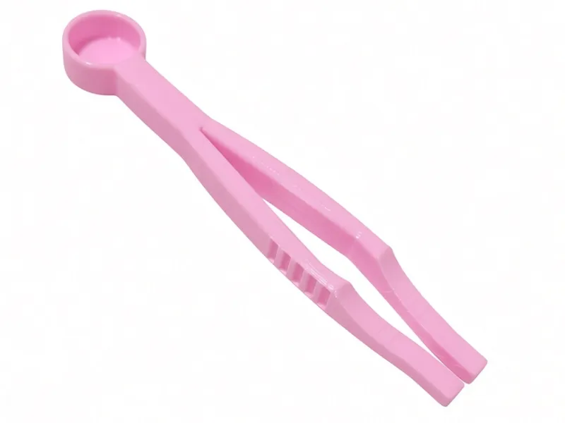 perler beads  needle with spoon