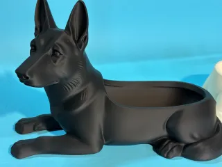German Shepherd dog bowl.