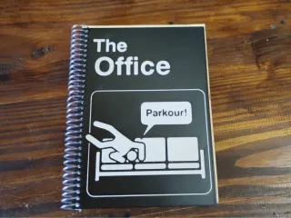 The Office A5 Notebook (Print-in-Place / Spiral Ready)