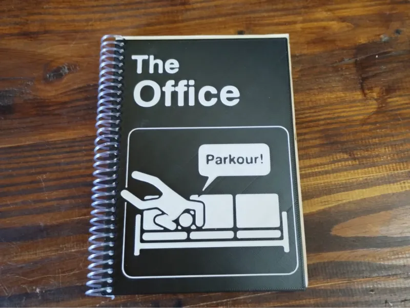 The Office A5 Notebook (Print-in-Place / Spiral Ready)