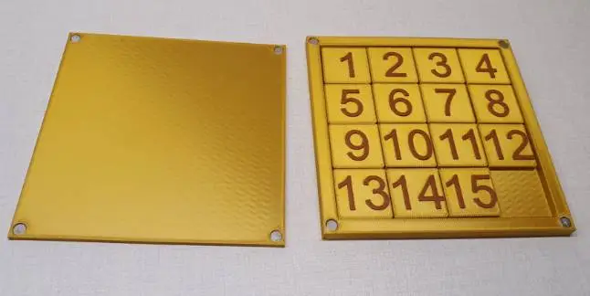 SLIDING NUMBERS PUZZLE - GAME OF FIFTEEN-0