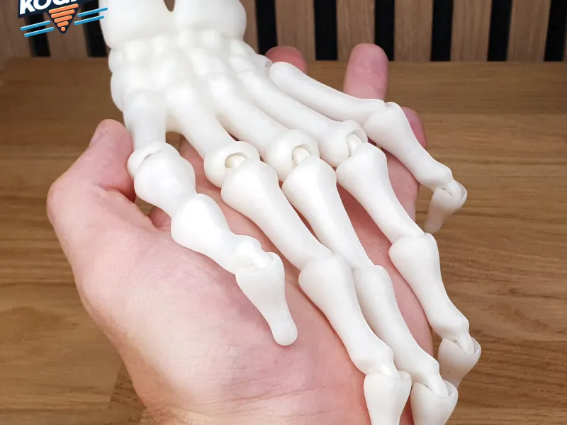 Fully Articulated Realistic Skeleton Hand