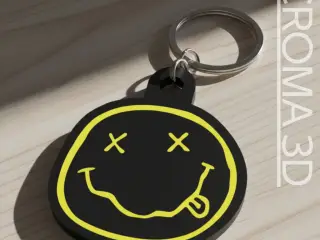 Nirvana keychain - multicolor