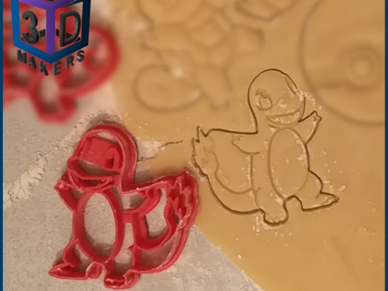 Charmander cookie cutter
