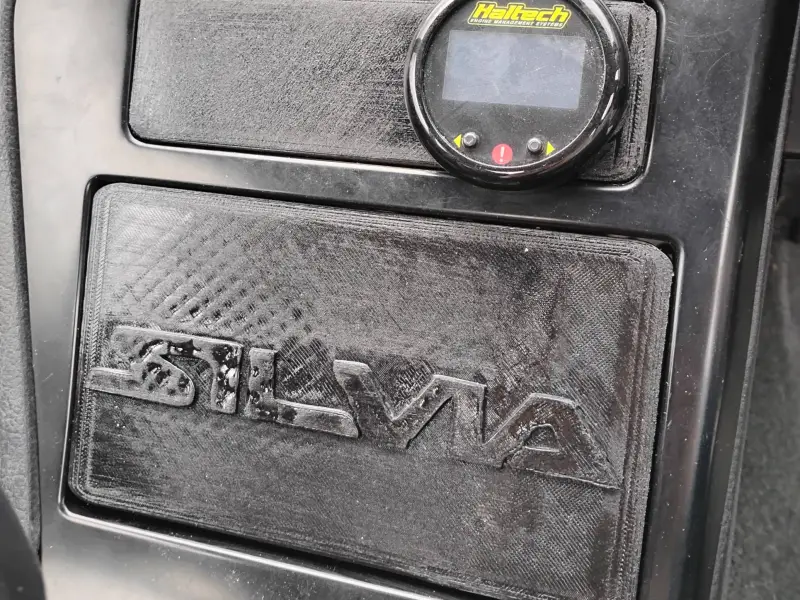 Tampa superior do console de câmbio do Nissan S13 + medidor