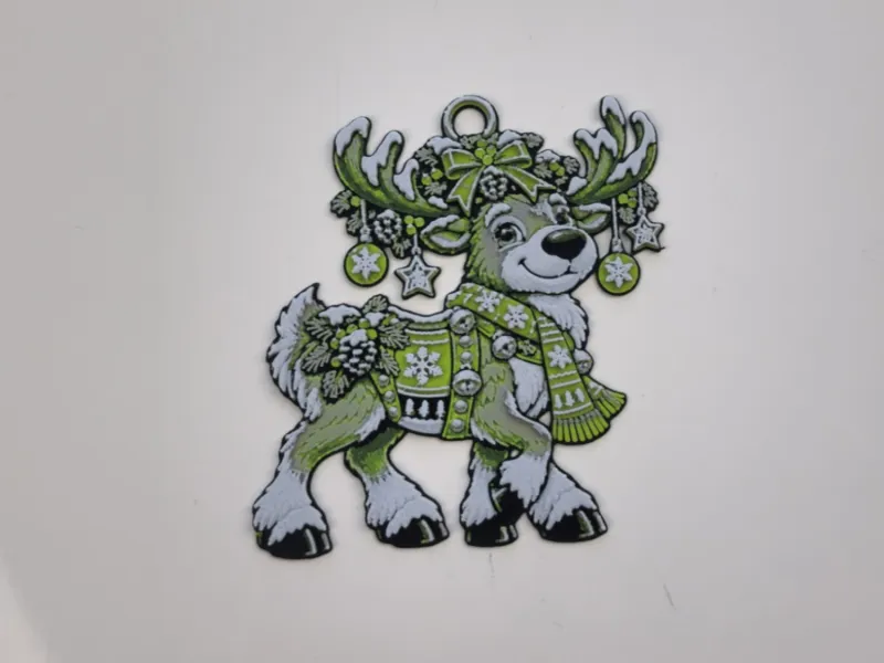 Kerst rendier boomversiering