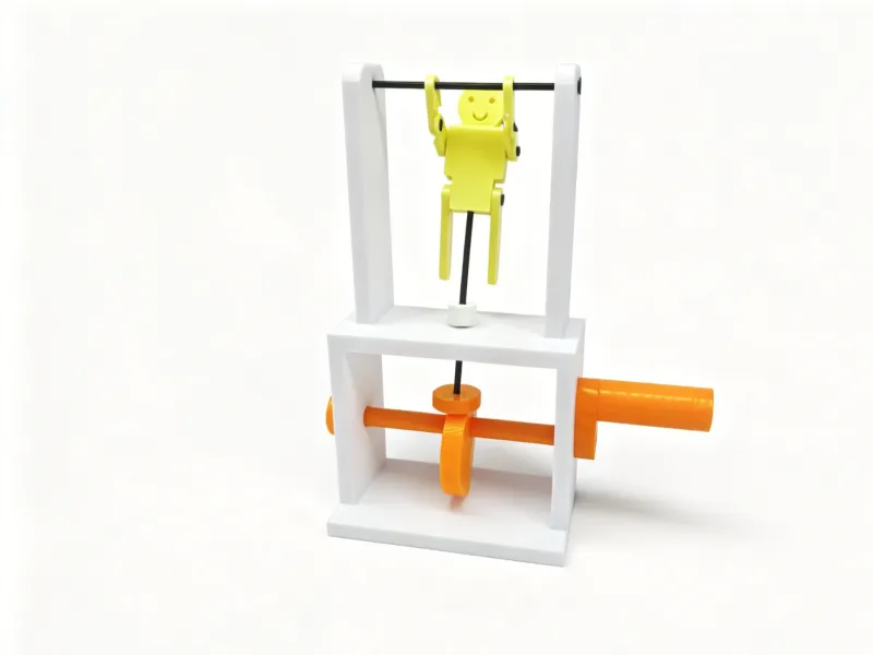 Jouet Dynamique - Petite Figurine Faisant des Tractions