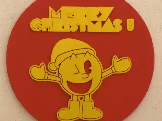Pac-Man Christmas Ornament