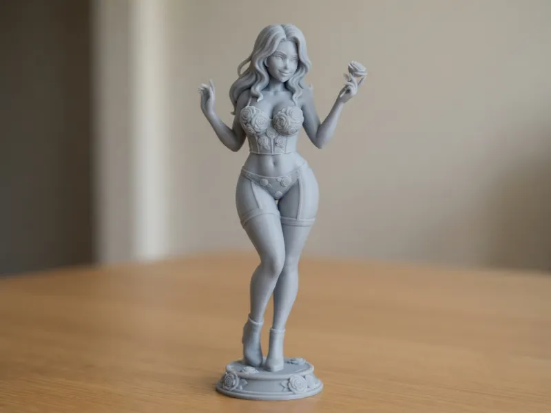 Gül Korseli Dansçı