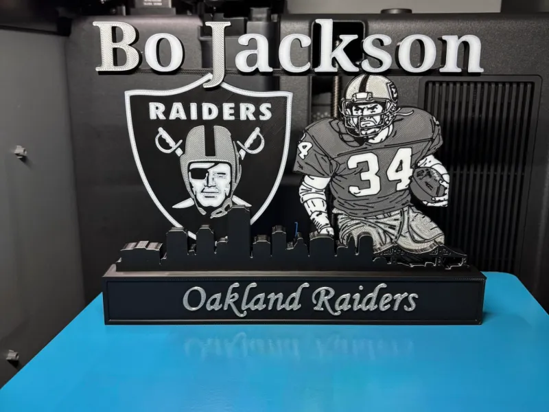 NFL - Oakland Raiders Bo Jackson Display