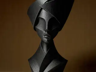 Minimalistic WOMAN Sculpture