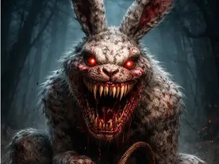 evil easter bunny
